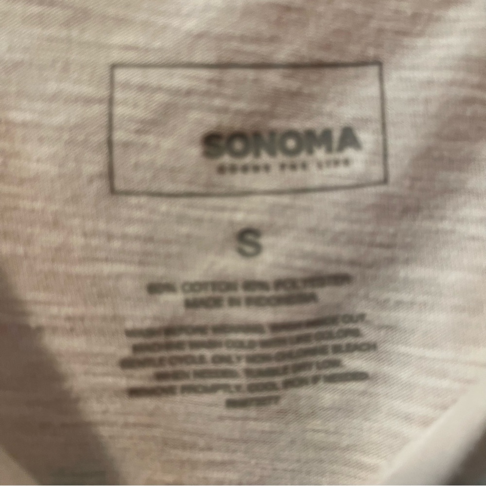 Sonoma Women's Flowy Tie-Dye Tank Top - White, Yellow, Pink, Blue - Picture 2 of 3